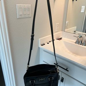 Medium Black Leather Kate Spade Tote